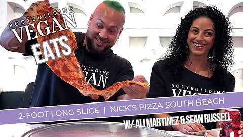 Massive Vegan Pizza Challenge with the BodybuildingVegan