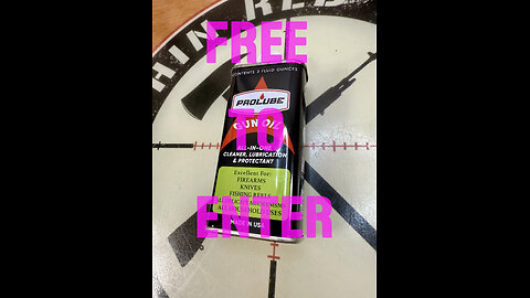 CUSTOMER APPRECIATION FREE WEBINAR Prolube Gun Oil, 3 OZ