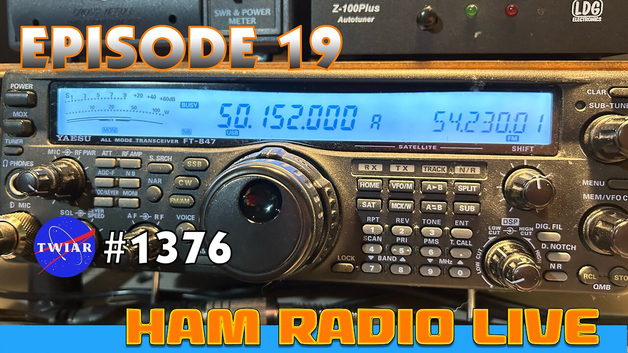 🔴 Ham Radio Live 📻 | Recording News Stories for This Week in Amateur Radio #1376