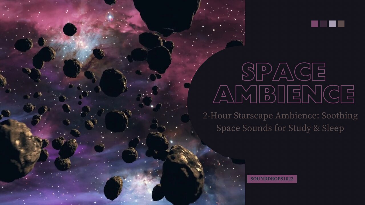 3-Hour Deep Space Tranquility: Cosmic Ambience for Relaxation & Work