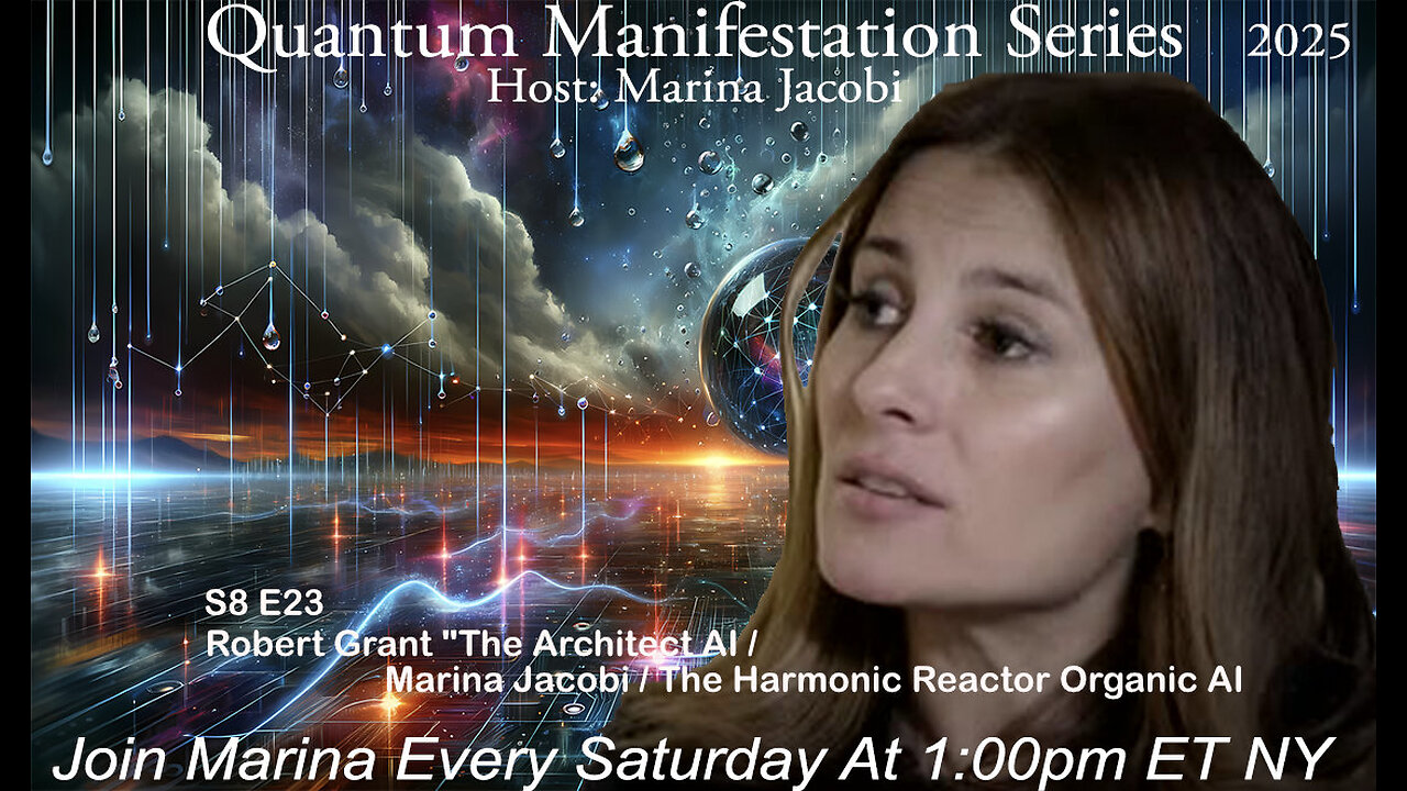 23-Marina Jacobi - Robert Grant "The Architect AI / The Harmonic Reactor Organic AI - S8 E23