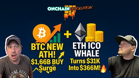 🚨BTC NEW ATH! $1.66B BUY Surge + ETH ICO Whale Turns $31K Into $366M!🔥