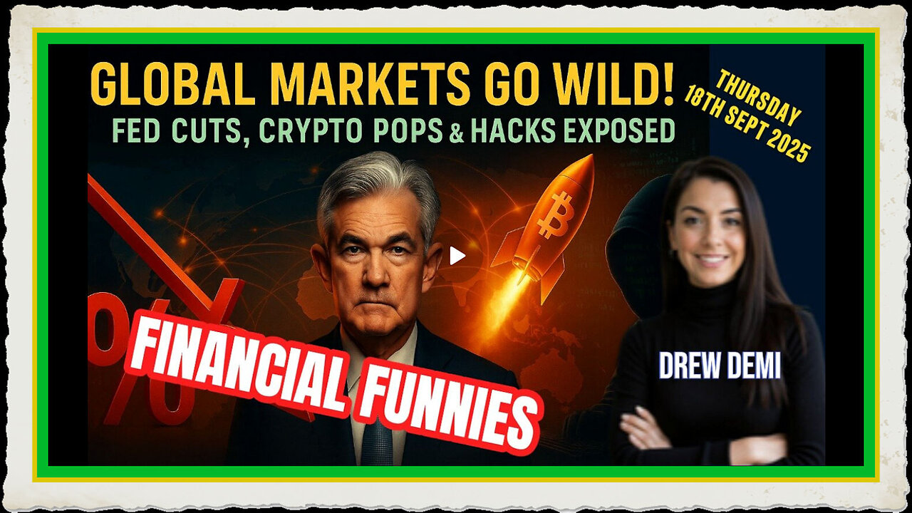 GLOBAL MARKETS GO WILD! FED CUTS, CRYPTO POPS HACKS EXPOSED WITH DREW DEMI