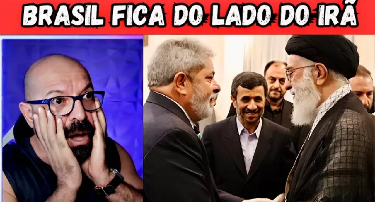 Brasil no meio da treta entre Israel, Irã e USA.