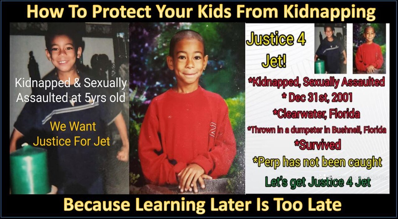 How to protect your kids from kidnapping because later is too late!