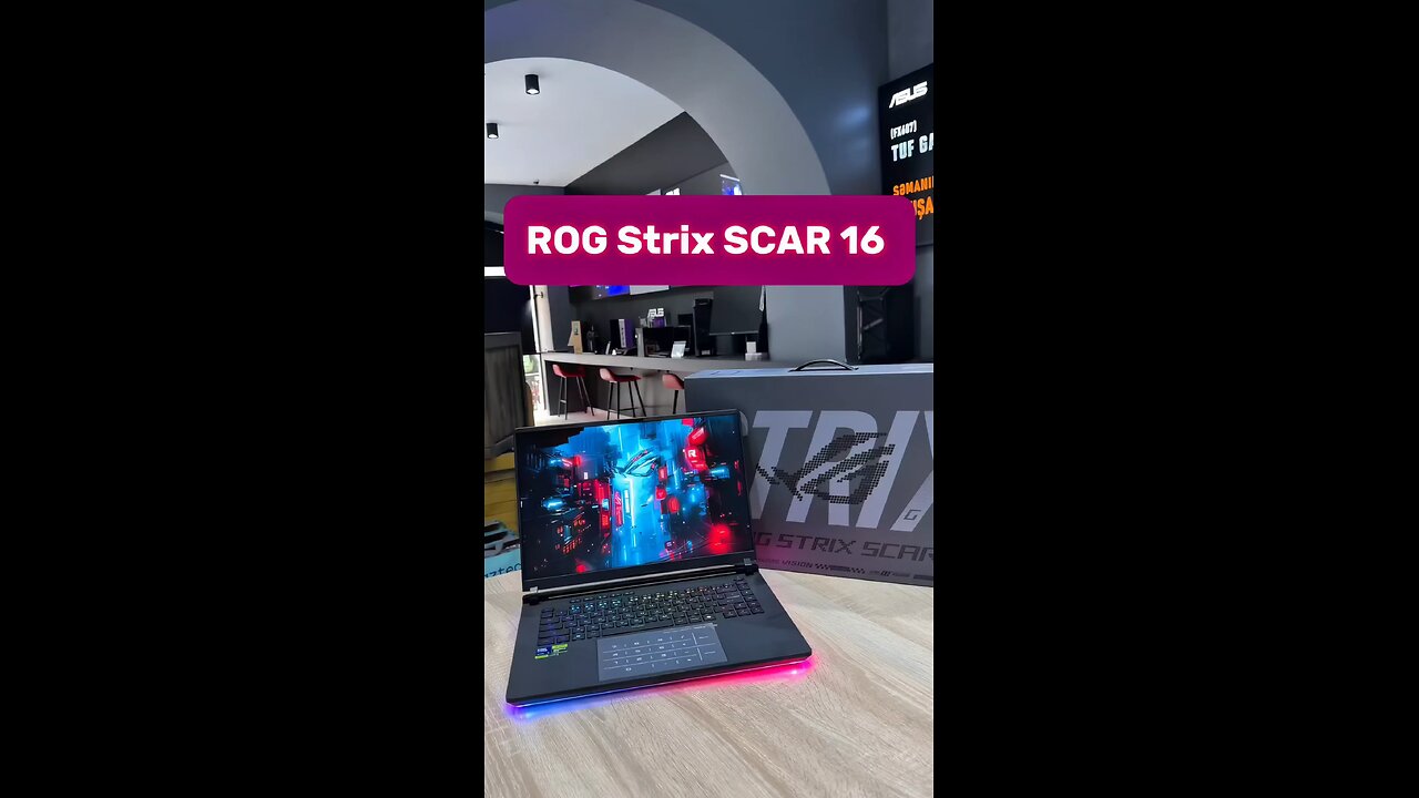 Rog strict laptop unboxing