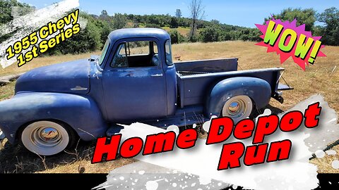 Springtime Cruise in the ’55 Chevy Ranch Errands & Foothill Views