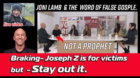 Daystar Joni Lamb prophet Joseph Z. He now claims he is for victims but - Stay out it.