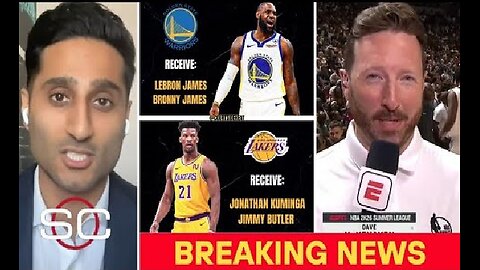 ESPN: Lakers Could Trade LeBron & Bronny James to Warriors for Jimmy Butler & Kuminga