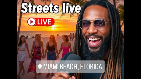 Miami Beach LIVE 🌴 Walking Tour, Street Interviews, Food Reviews & Note Chat