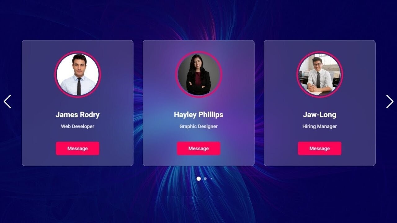 Responsive Animated Cards with HTML & CSS #live #livestream #livecoding