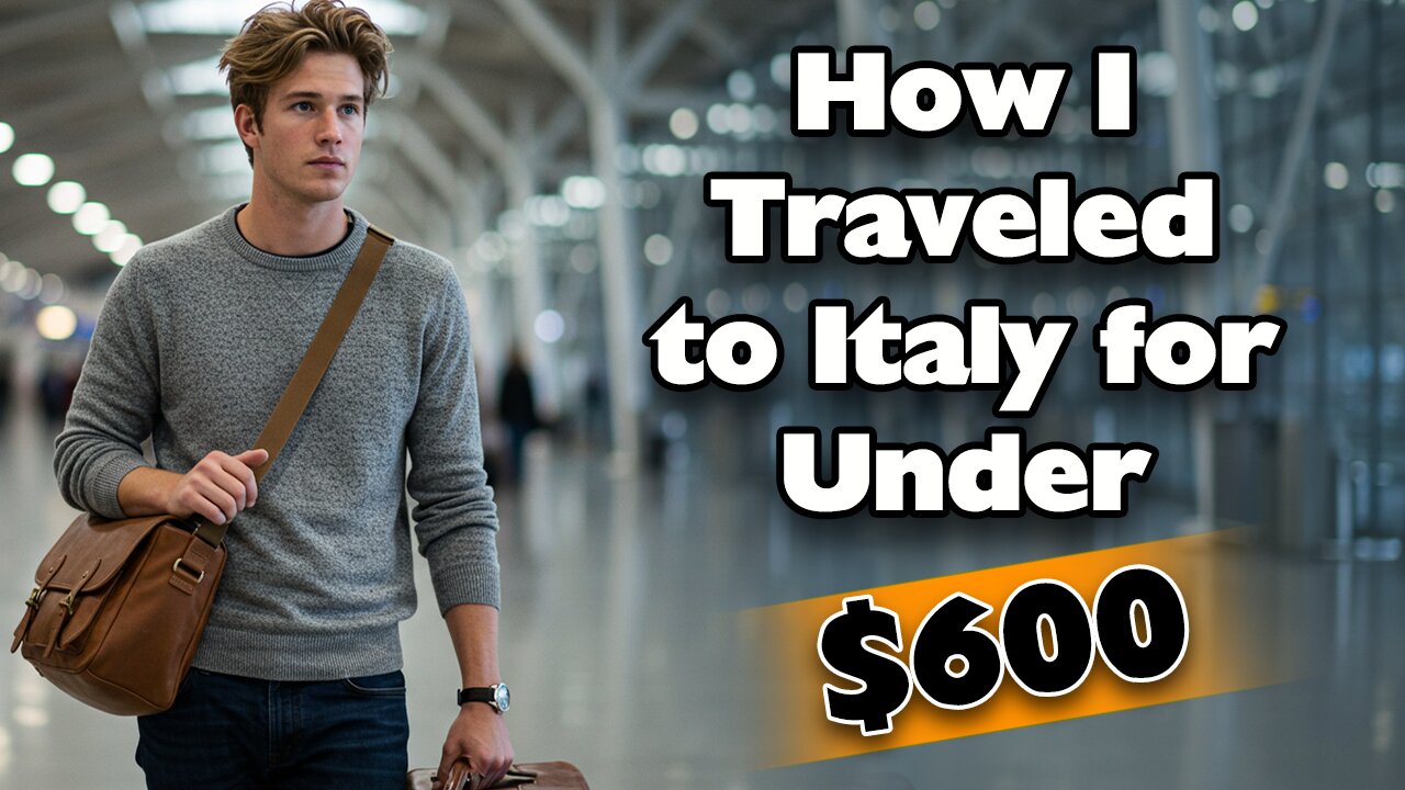 HOW I TRAVELLED TO ITALY FOR UNDER $600