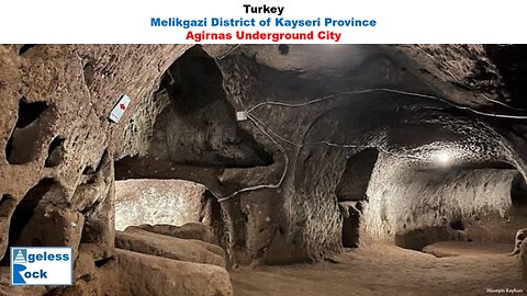 Agirnas Underground City in Turkey