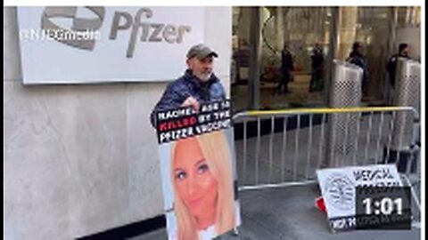 "Protest Held at Pfizer Headquarters in New York"