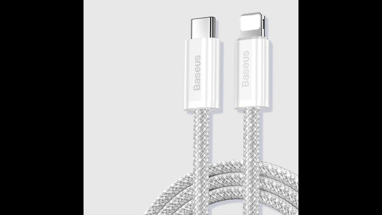 USB-C_USB-A to Lightning Charging Cable, with PD 20W Fast Charging, for iPhone 13, iPhone 12 Series