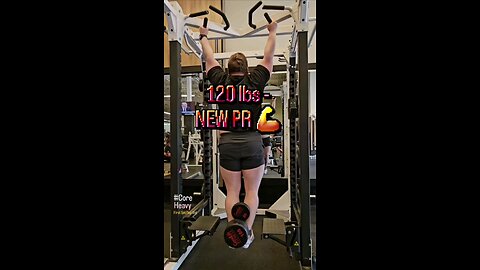 120lbs Hanging Ab Crunches (Heavy) [Full-Hang] | #fitness #shorts #core 💪