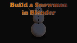 Create a 3D Snowman with Blender Python API – Full Web Integration Tutorial