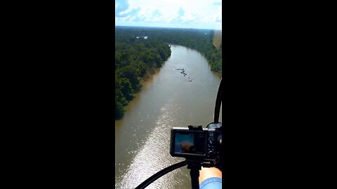 Giant anaconda spotted in river