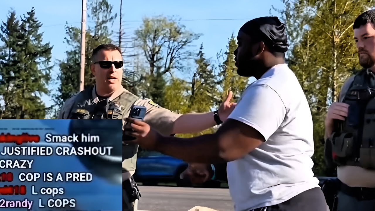 JIDION CRASHES OUT ON POLICE