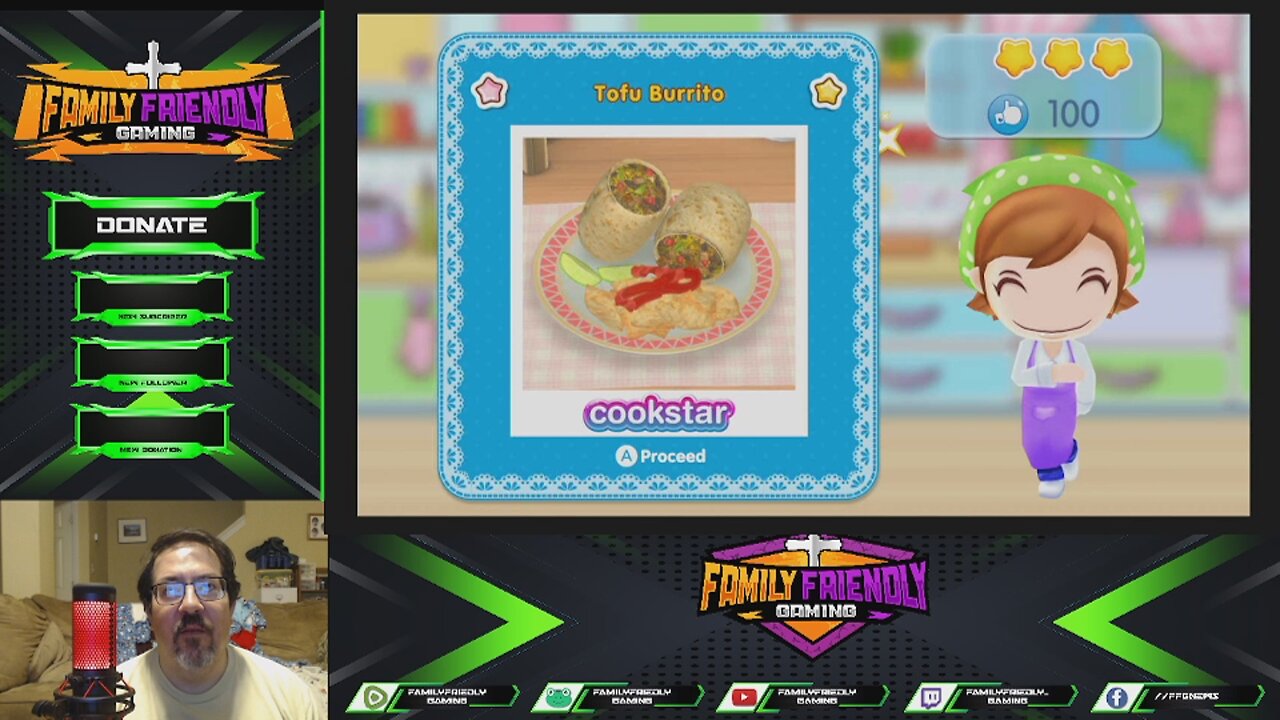 Cooking Mama Cookstar Vegetarian Tofu Burrito