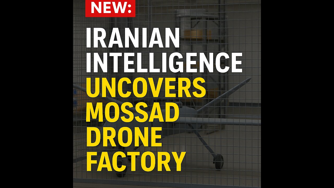 Iranian Intelligence Uncovers Another Mossad Drone Factory in Tehran