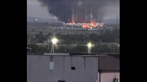 🔥 Slavyansk-na-Kubani, UAVs attacked the Gas Processing Station!