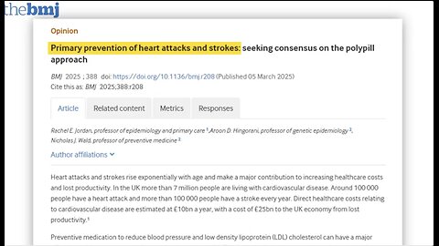 Take statins after you’re 50 – it saves the government paying you a pension.