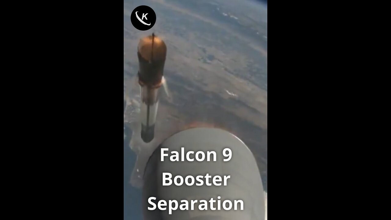 SpaceX Falcon 9 Separation and Boost Back NASA Tracers