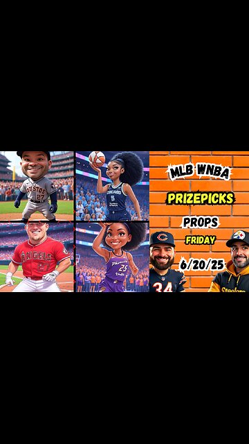 🔥8 HOT MLB PROPS | ⚾️ MLB PICKS TODAY | 🏀 WNBA PROPS | FRIDAY 6/20/25