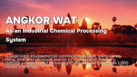 Angkor as an Industrial-Scale Water and Soil Management System