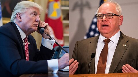 Trump Reveals Shocking Call - Tim Walz In Serious Trouble