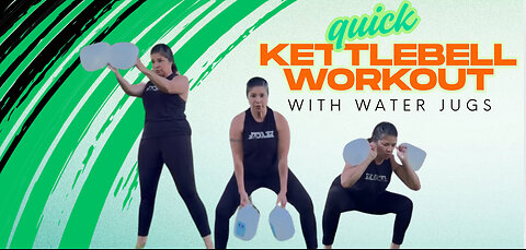 Double Kettlebell Workout w/ Water Jugs