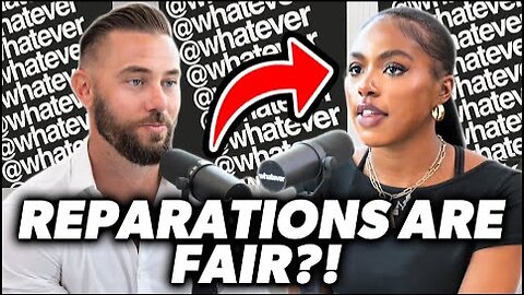 Christian Chad DEBATES Feminist Who Advocates For Reparations For Black People