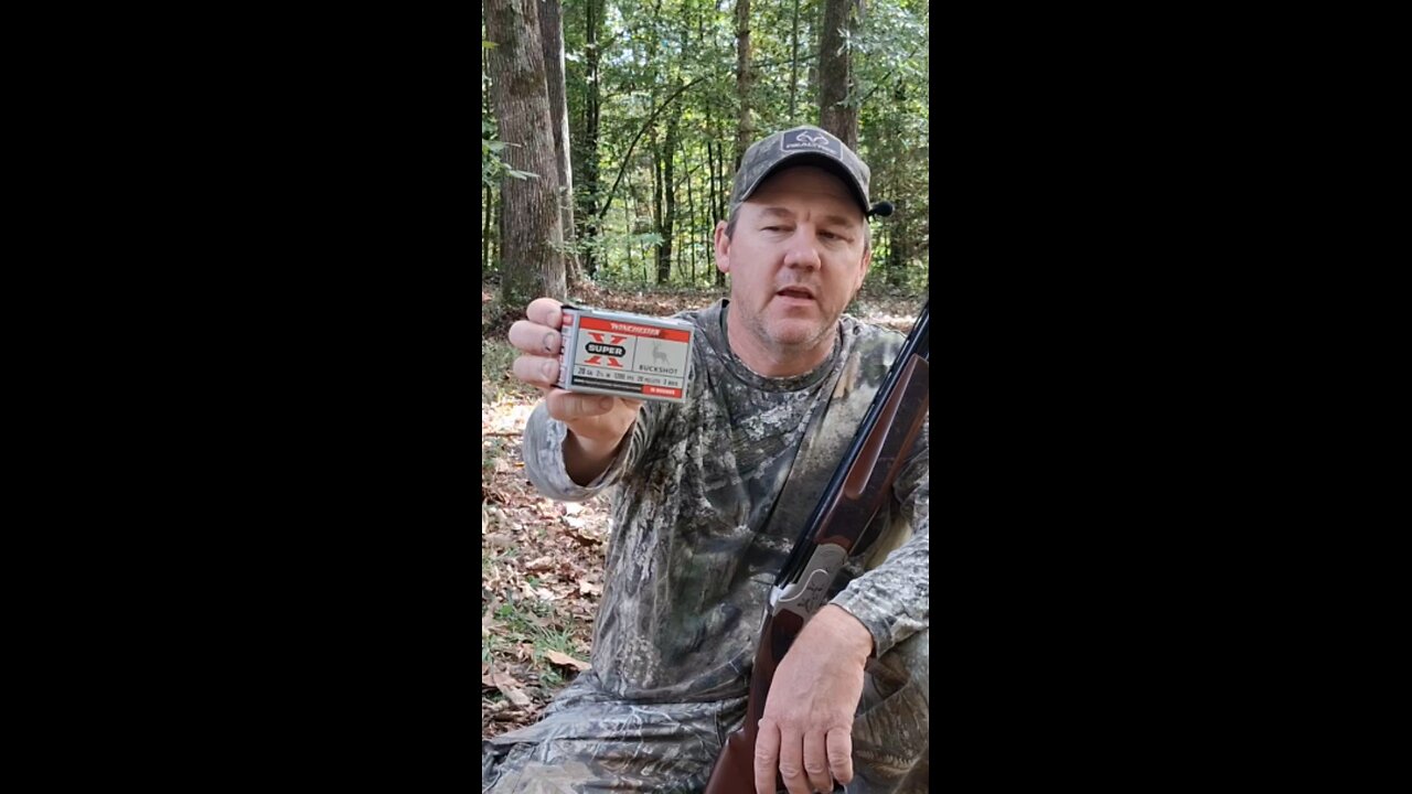 Winchester SuperX 2.75" 20 ga. No. 3 buck, short.