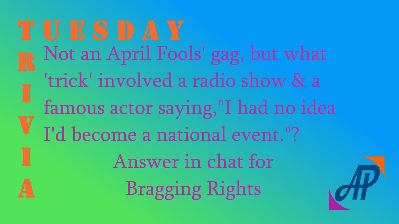 [VoD] Trivia Tuesday ~ 25/04/01