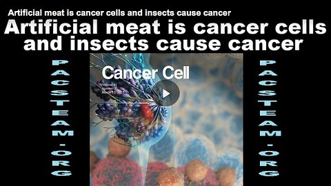 "Cancerous Effects of Artificial Meat and Insects as Real Meat Alternatives"