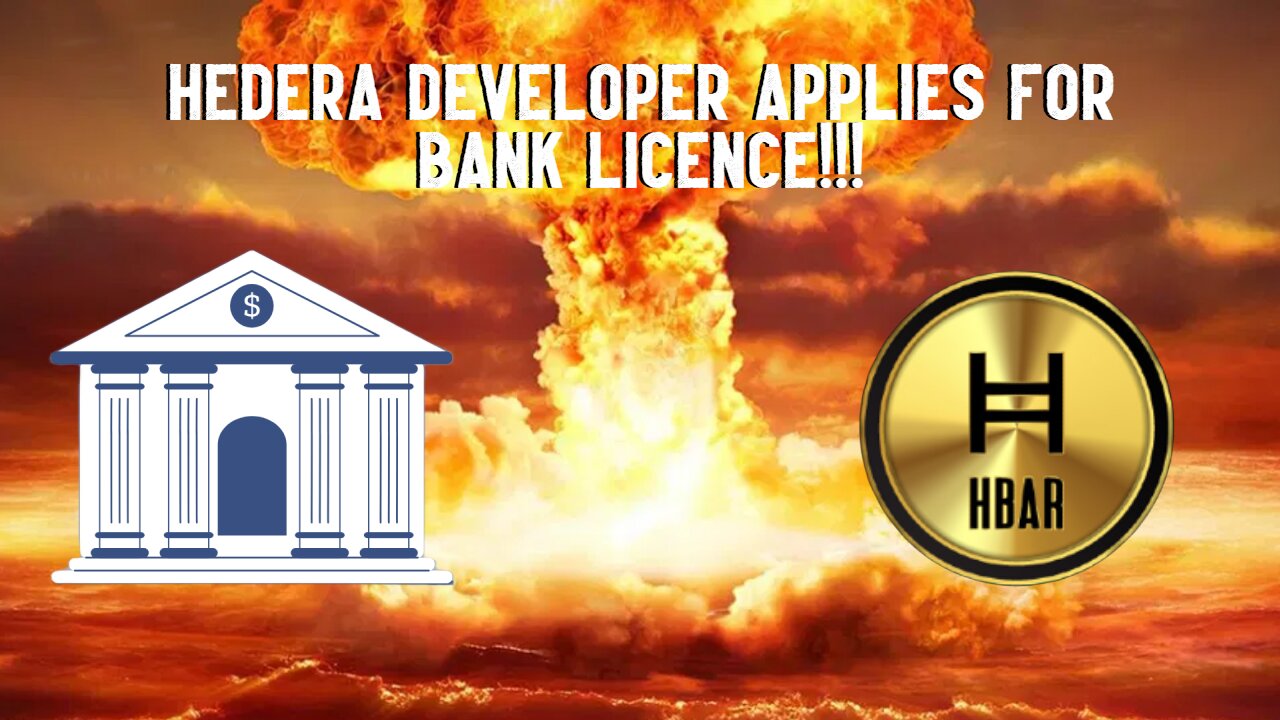 Hedera Developer Applies For BANK LICENCE!!!
