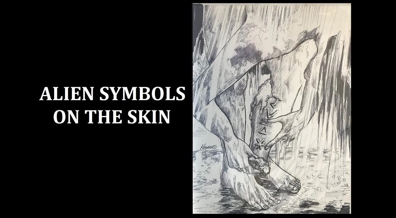 ALIENS SYMBOLS ON THE SKIN