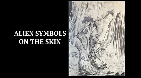 ALIENS SYMBOLS ON THE SKIN