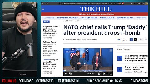 NATO Calls Trump DADDY Over Iran Israel Ceasefire, Trump Nominated For Nobel PEACE PRIZE
