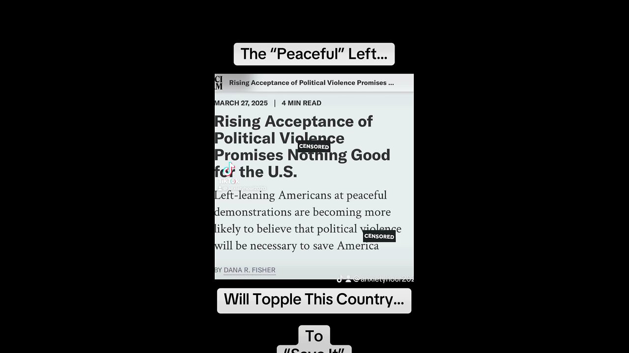 The Leftists In America Are This Generations Nazi’s….