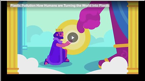 "Humans Transforming the World into Plastic through Pollution"
