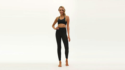 4 Pack Leggings for Women - High Waisted Tummy Control Soft Pants with Pockets for Workout.
