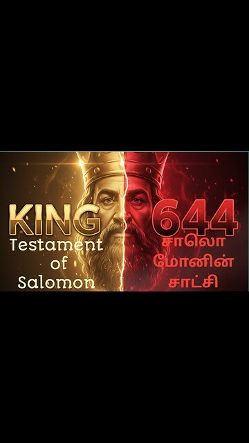 சாலொமோன் ராஜாவின் வீழ்ச்சி | Solomon King vs Shadow King 644 | Biblical Apocalypse