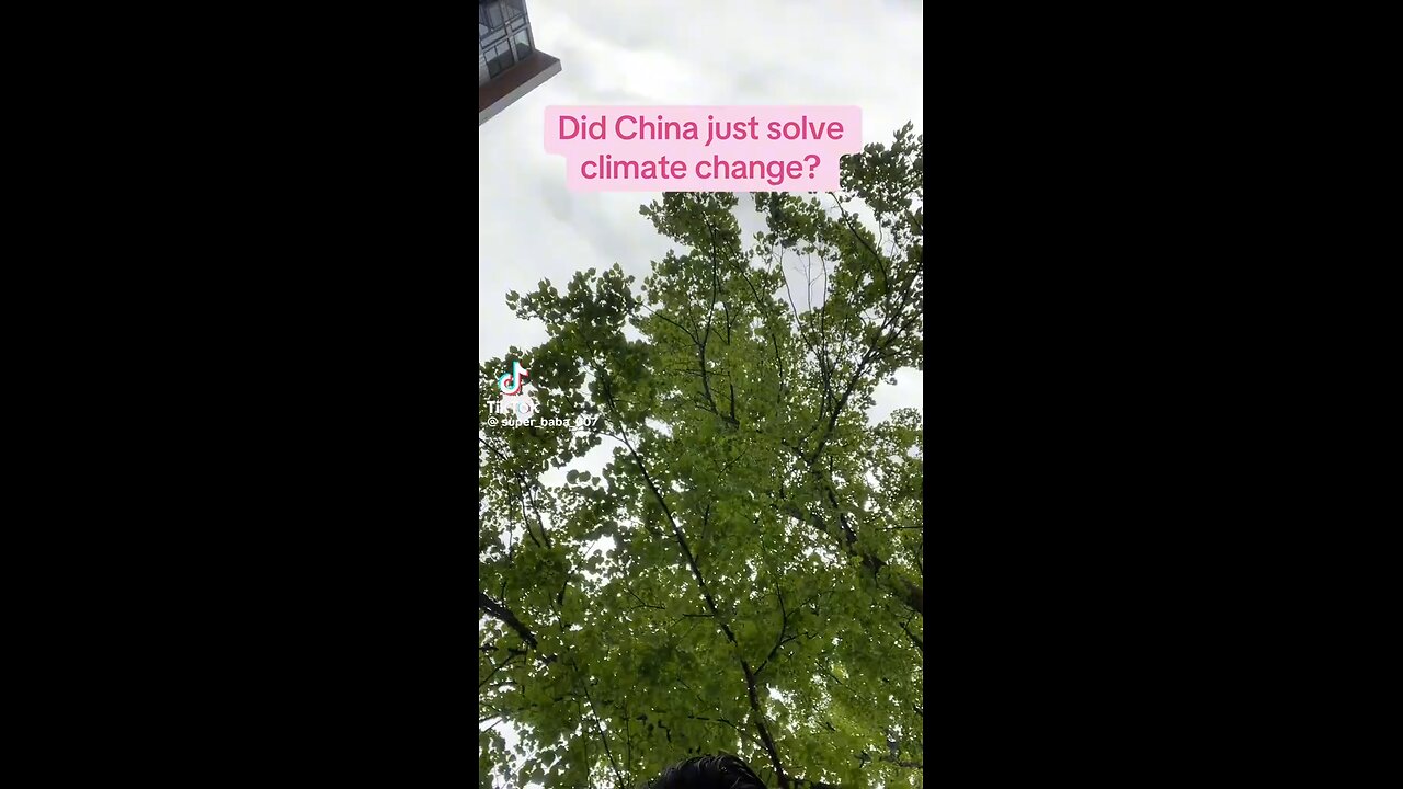 China SOLVES Climate Problem.