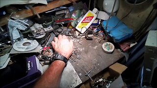 Clearing off the bench