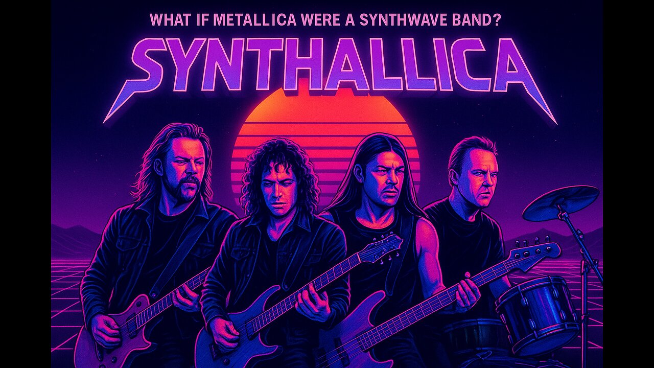 What If Metallica Were a Synthwave Band?