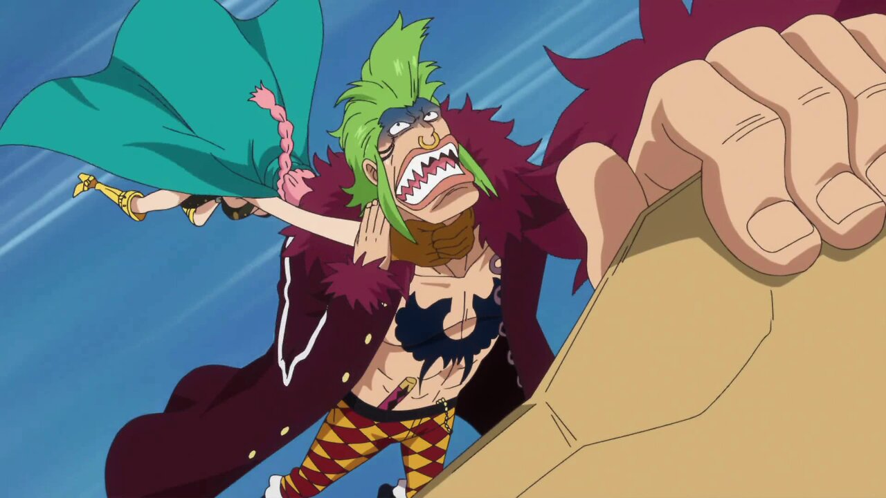 One Piece - Lucy destroys the coliseum