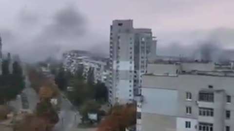 Kherson City Struck By MLRS Rockets