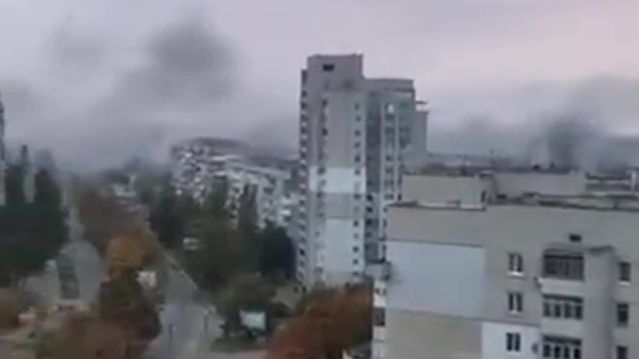 Kherson City Struck By MLRS Rockets